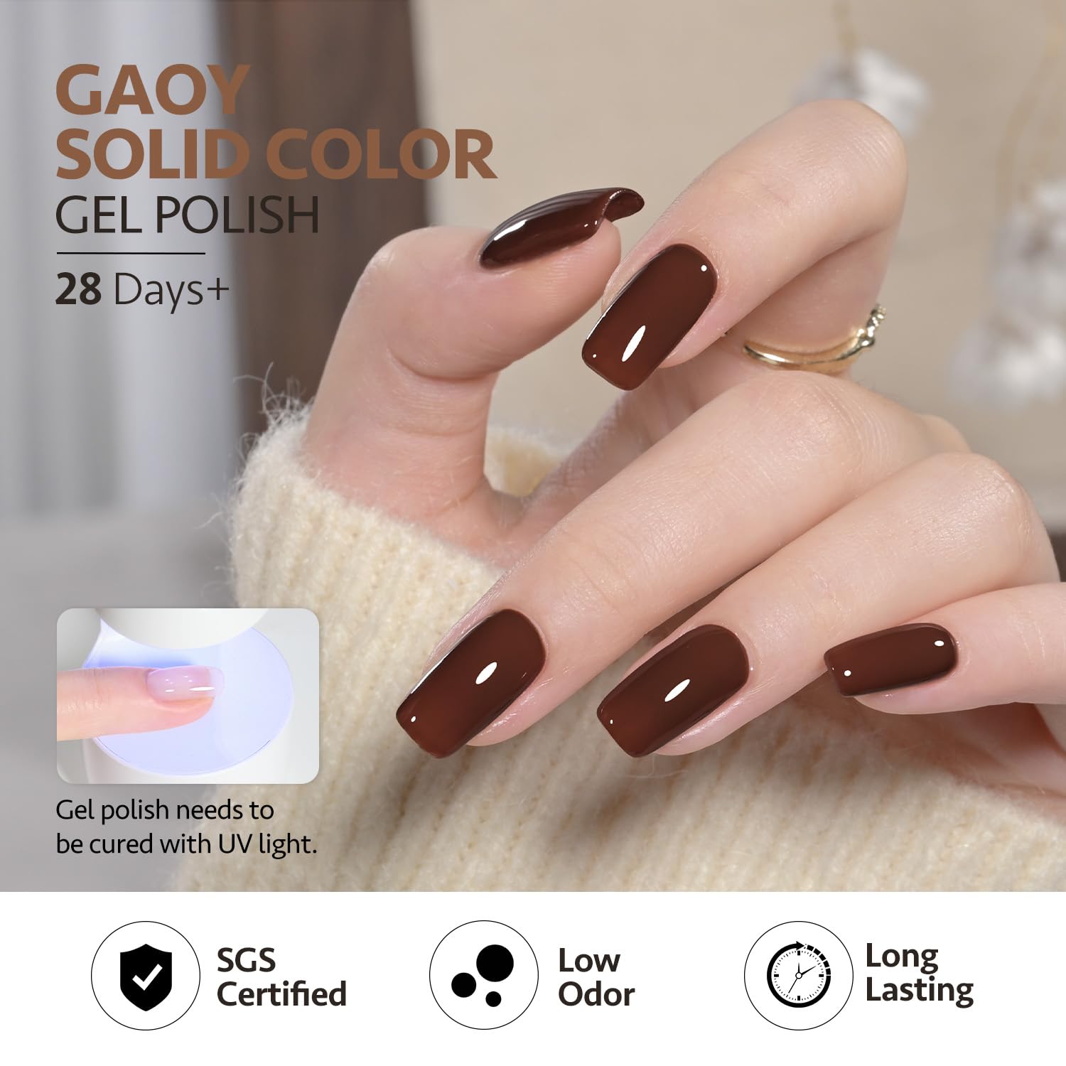 GAOY nail-bed prep buff for better adhesion and longevity.