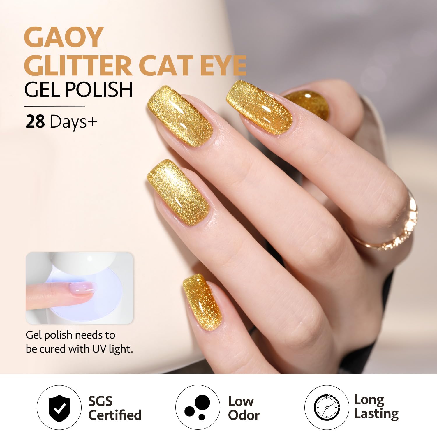 GAOY nail prep buffing tips improve adhesion and wear.