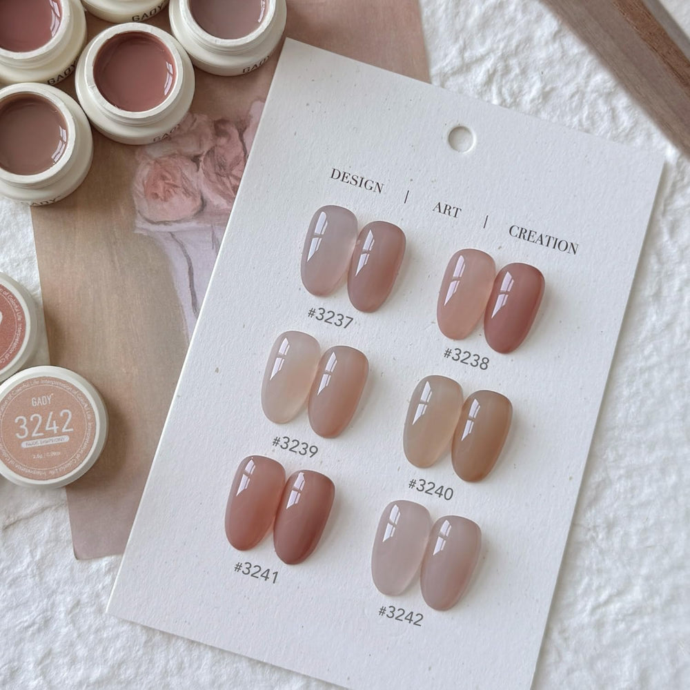 GAOY bottle close-up highlights creamy texture and true nude pigments for a polished look