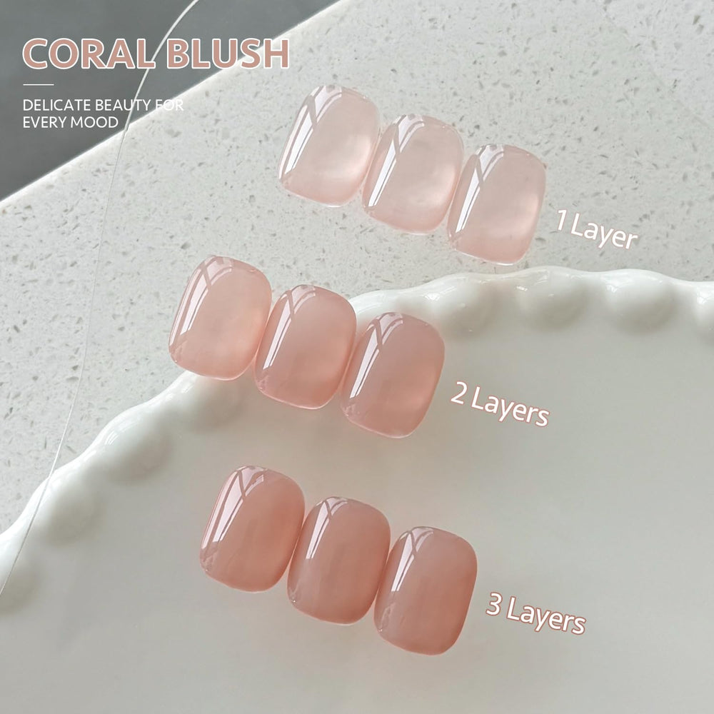GAOY Nude Jelly Gel Polish 16ml packaging for home use convenience
