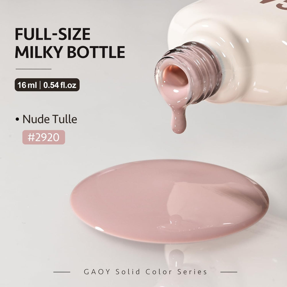 GAOY 16ml packaging photo emphasizes value and long-lasting gel polish at home