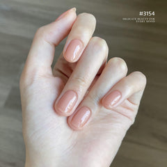 GAOY Nude Jelly Gel Polish UV LED cure for quick dry