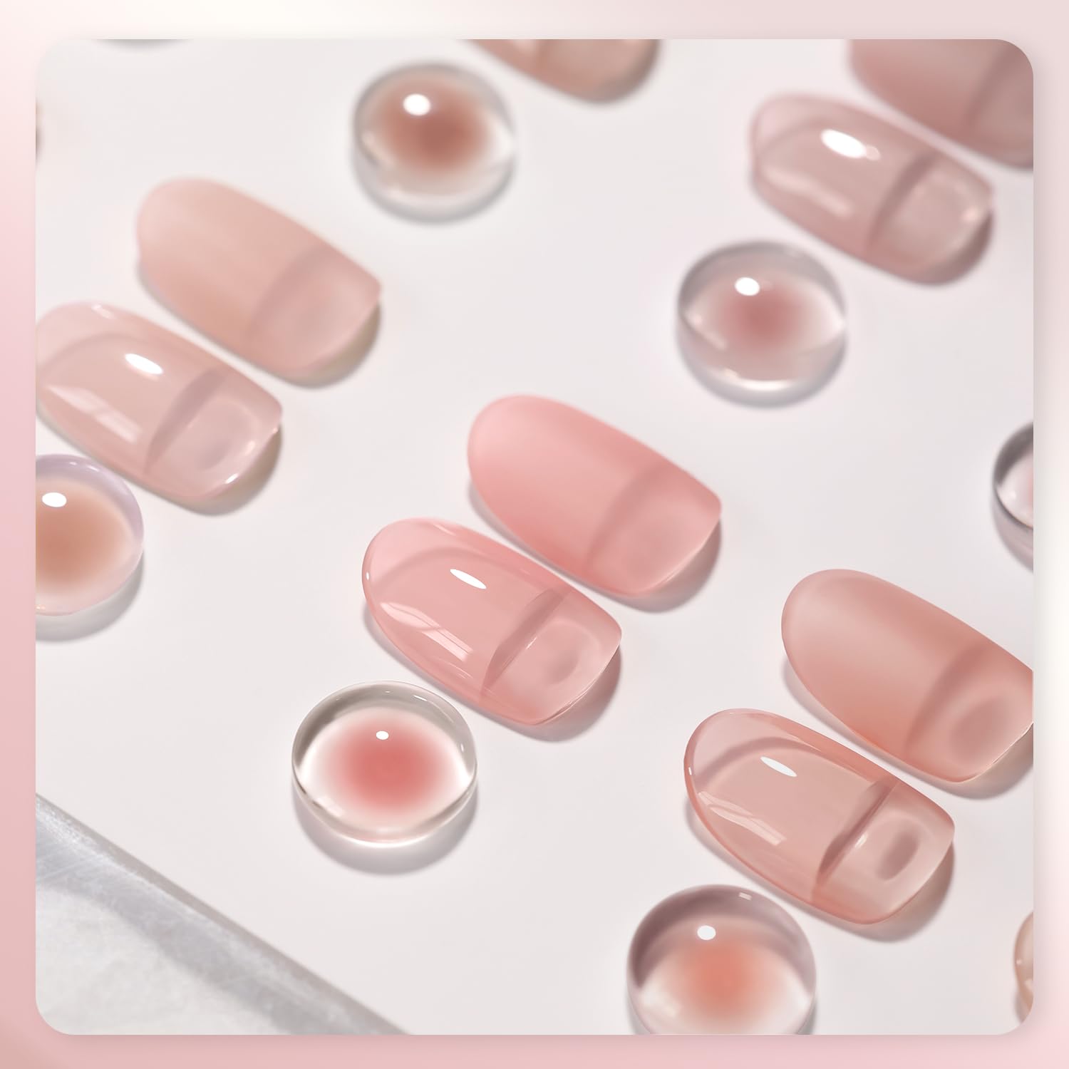 GAOY Nude Jelly Gel Nail Polish prep tip—buff nails before application to reduce peeling and extend wear