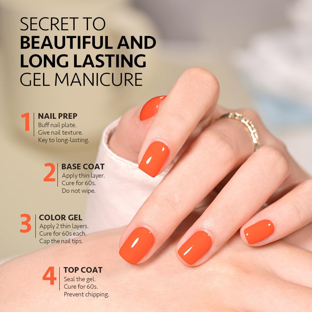 GAOY gel nails under UV lamp cure in 60 seconds for quick dry
