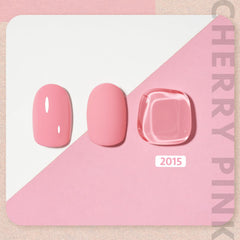 GAOY gel nail polish brush applying smooth pink color for precise nail art.