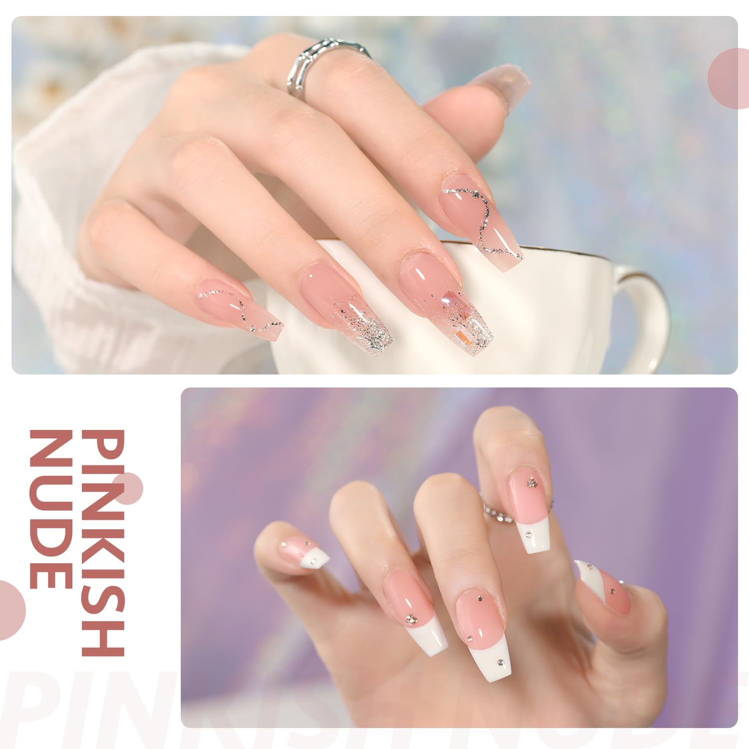 GAOY Poly Gel Set UV cure in 60s enables quick, durable nails with proper prep.