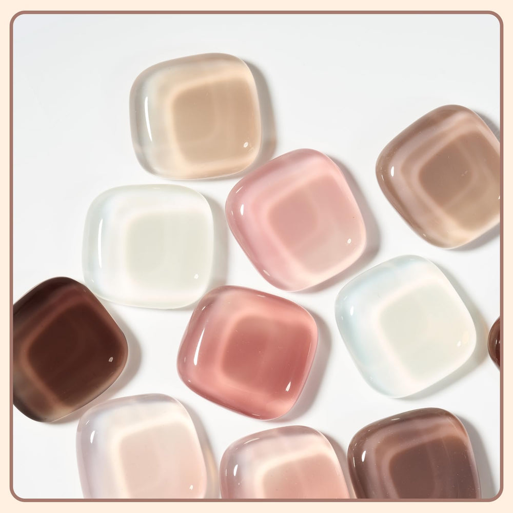 GAOY Rose Brown jelly finish on nails demonstrating long-lasting salon-style look.