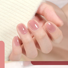 GAOY Rose Garden Jelly Gel setup for nail art on a manicure station.