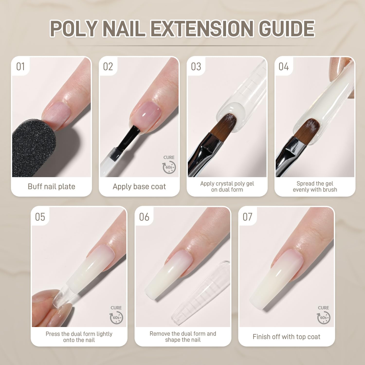 GAOY salon-quality home manicure results demonstrating durable wear
