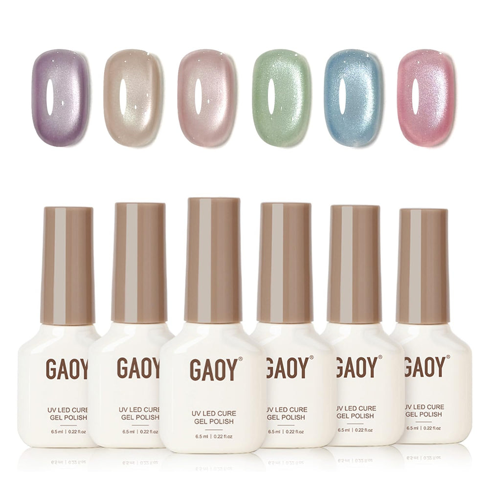 GAOY set gel para uñas veraniego con 6 colores, ideal para looks frescos