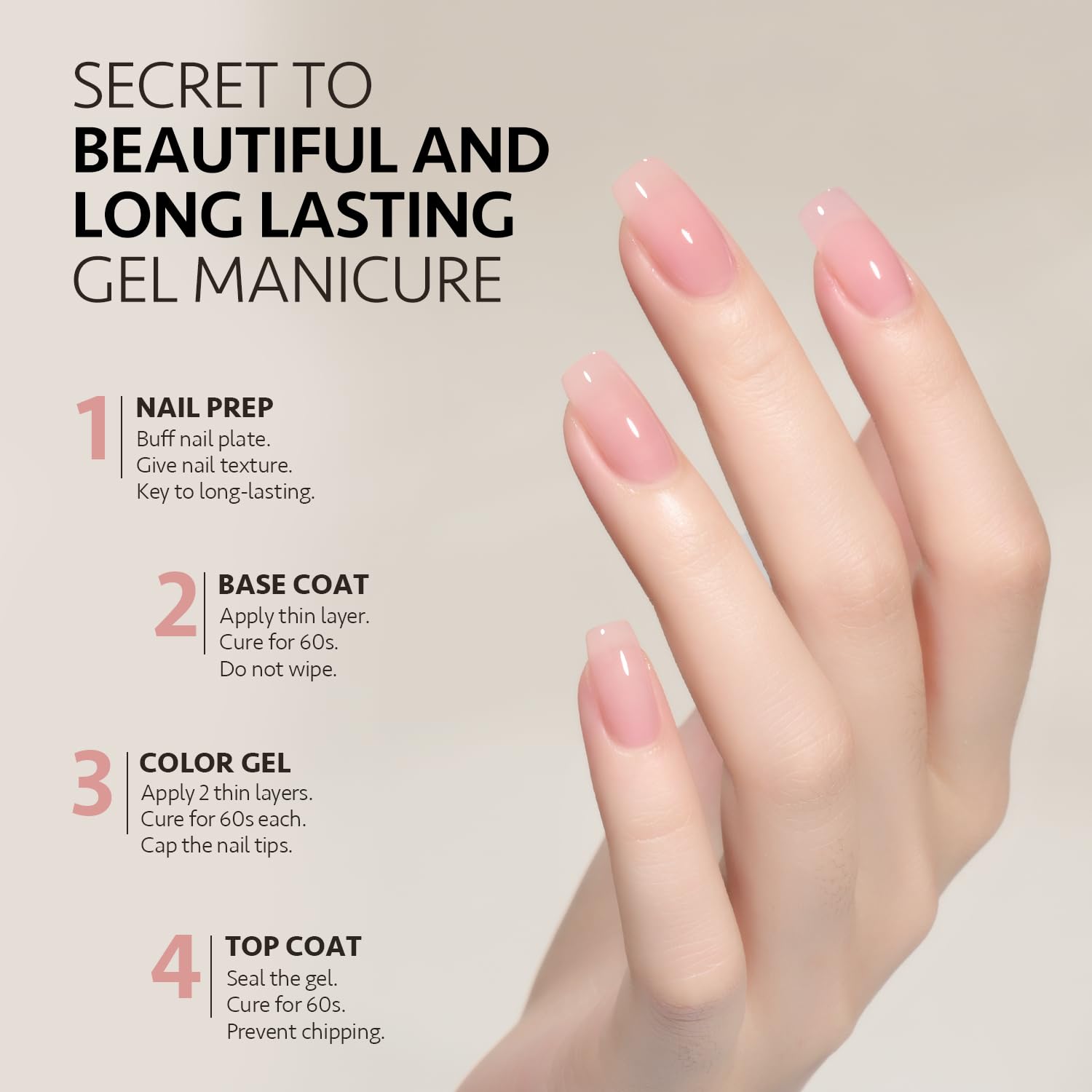 GAOY 16ml gel polish bottle ready for at-home nail art.