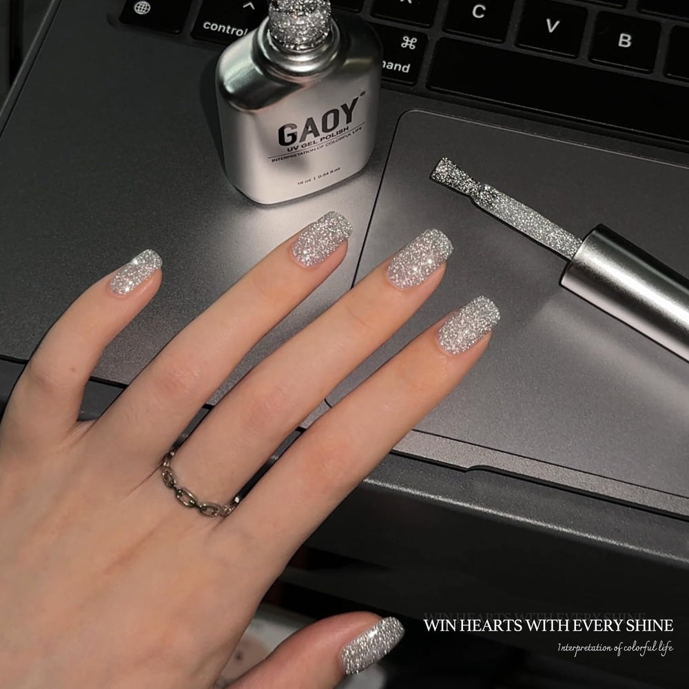 GAOY jelly translucent sparkle for at-home manicure art and DIY projects