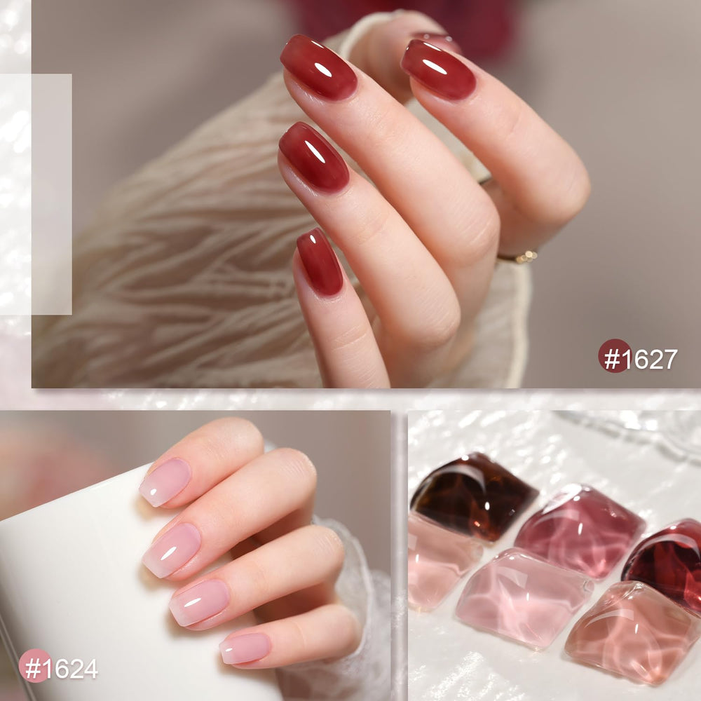 GAOY six-color gel polish pack ideal for DIY nail art.