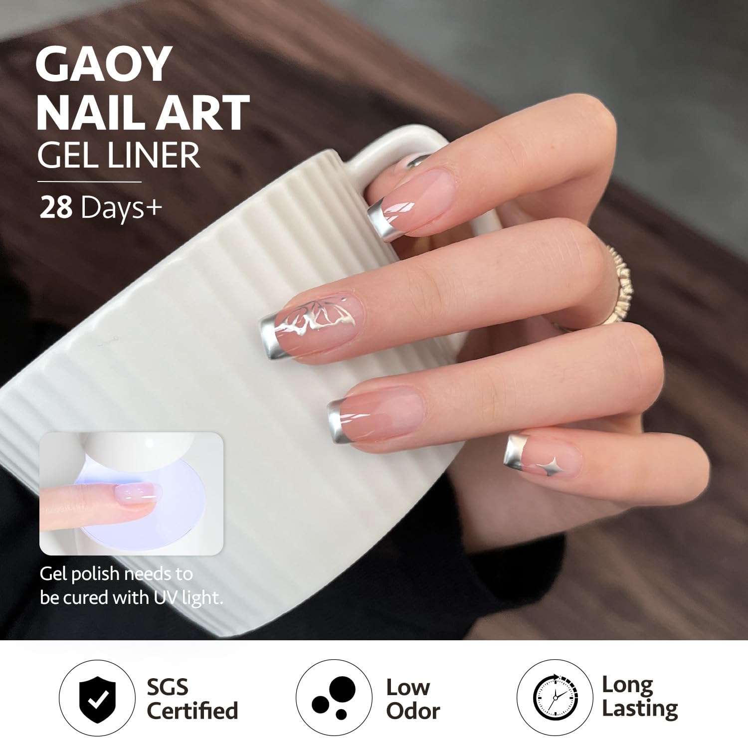GAOY toxic-free low-odor formula for comfortable at-home manicures