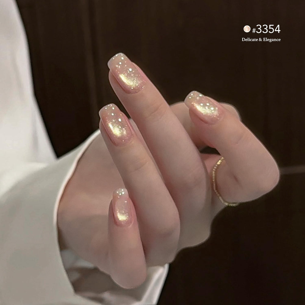 GAOY Translucent UV gel base coat helps prep nails for even color.