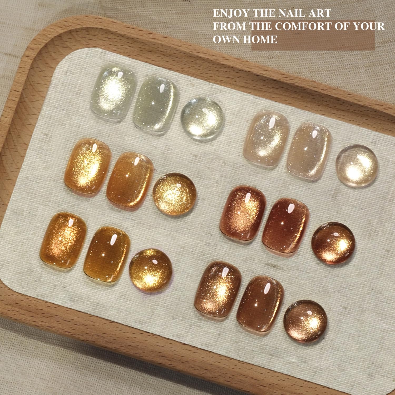 GAOY UV cure in 60 seconds enables quick home manicures.