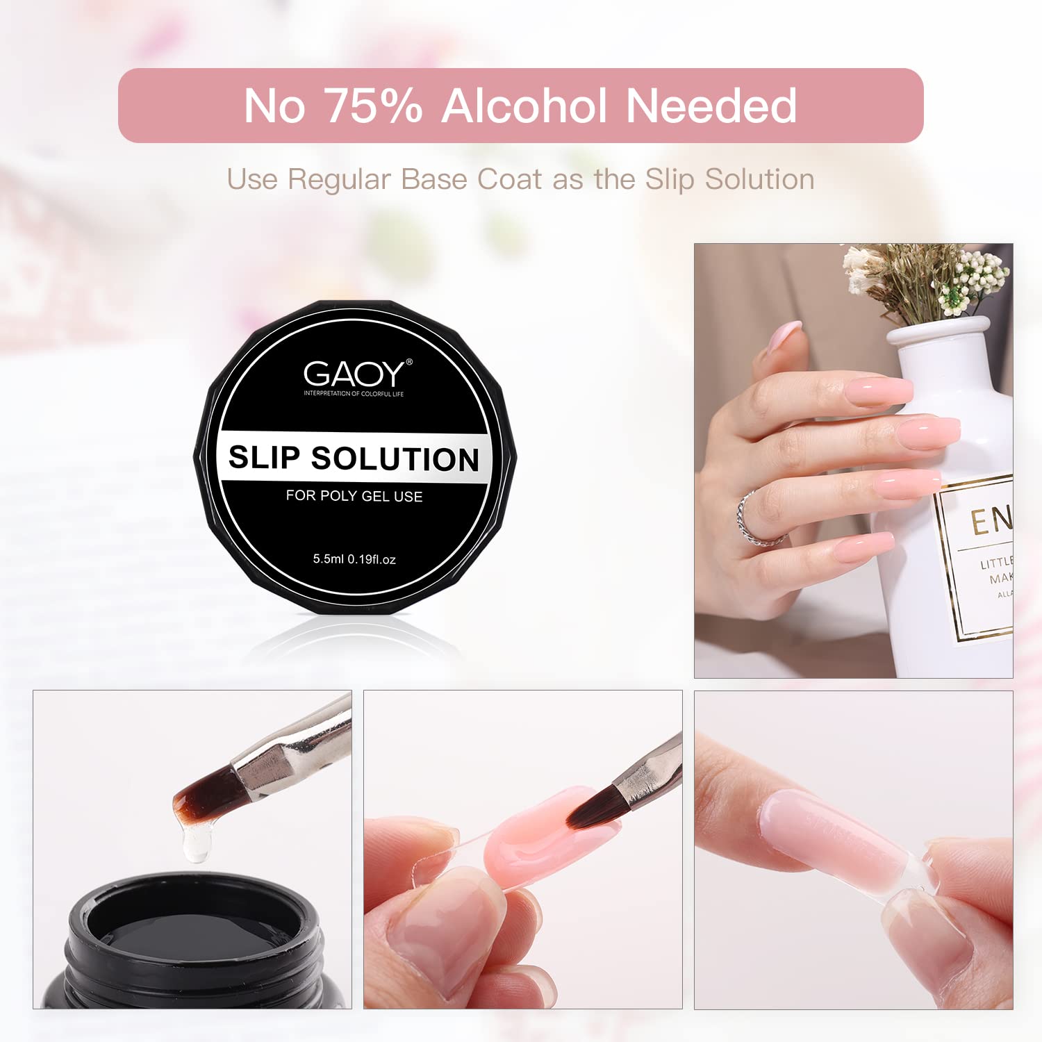 GAOY UV light curing nail lamp speeds drying for durable results