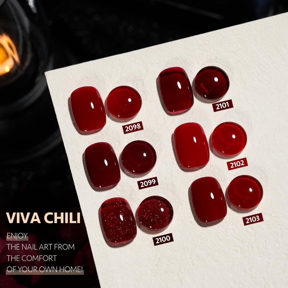 GAOY Viva Burgundy glitter bottle highlights festive shimmer for party-ready nails