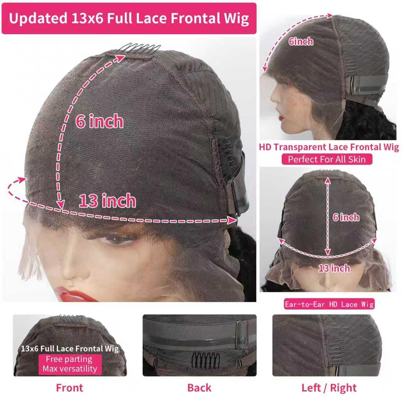 Gaozhao 13x6 deep-part lace area enables versatile middle or side part styles.