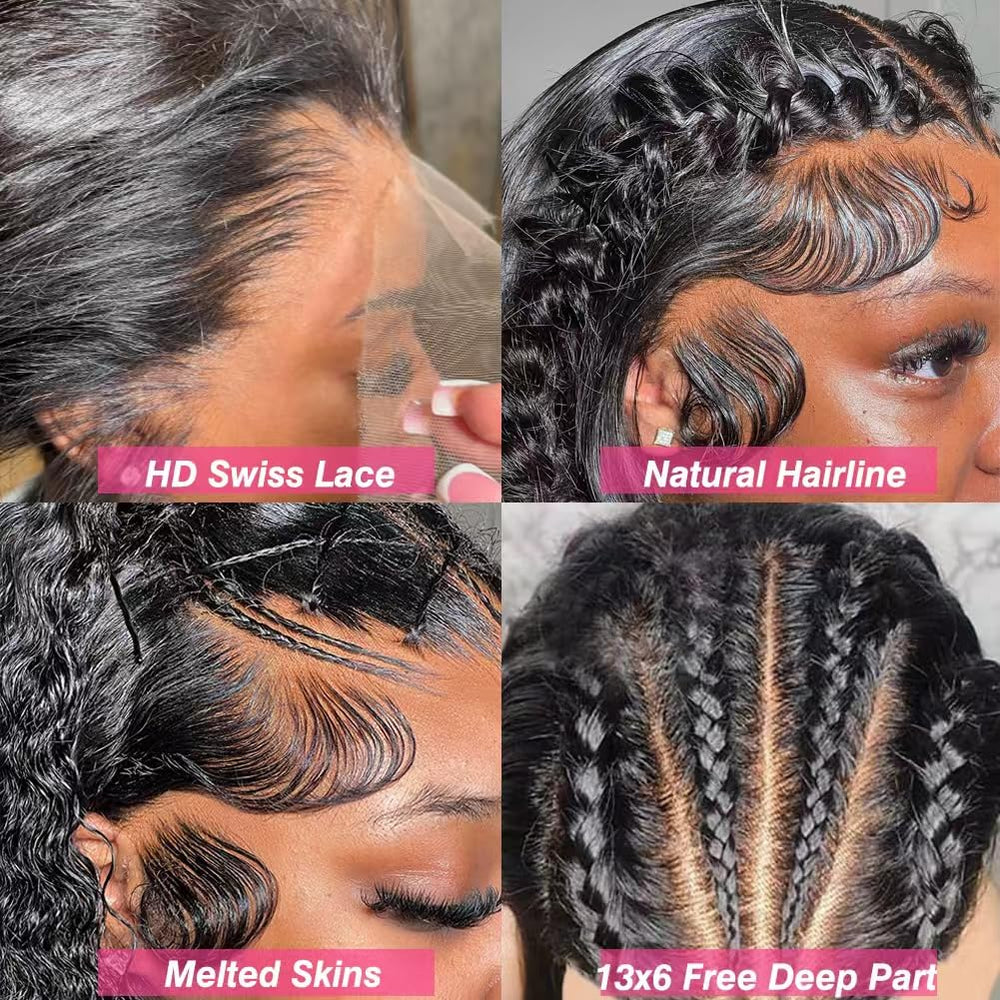 Gaozhao pre-plucked hairline image highlights a ready-to-style natural edge.