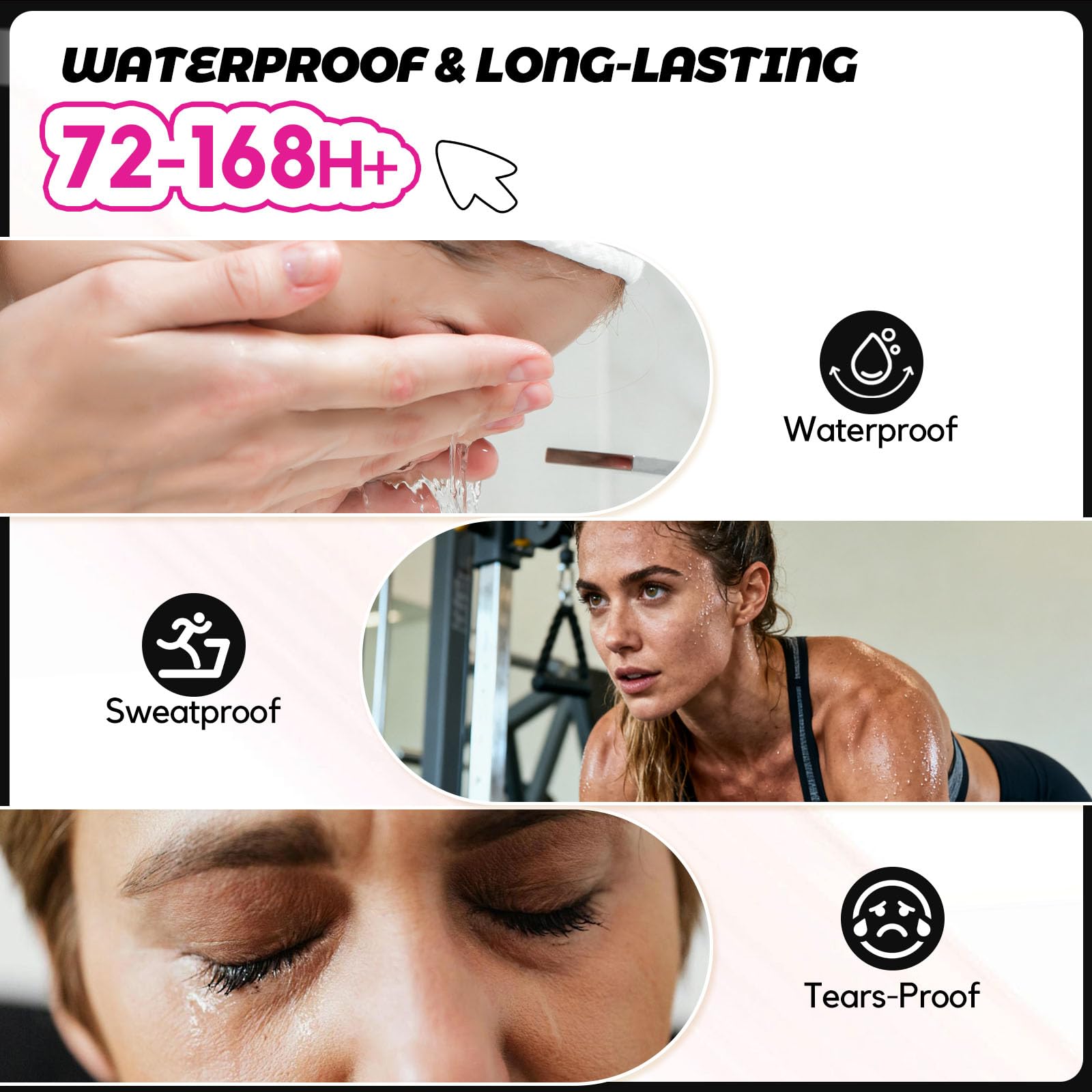GAQQI DIY lash extension clusters for at-home shading and customization.