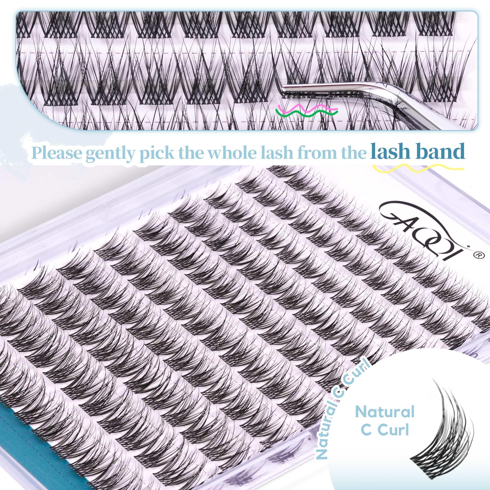 GAQQI wide-band design makes at-home extensions beginner-friendly and easy to apply.