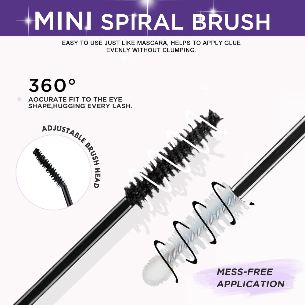 GAQQI black adhesive swab demonstrating smooth texture and easy even distribution benefit
