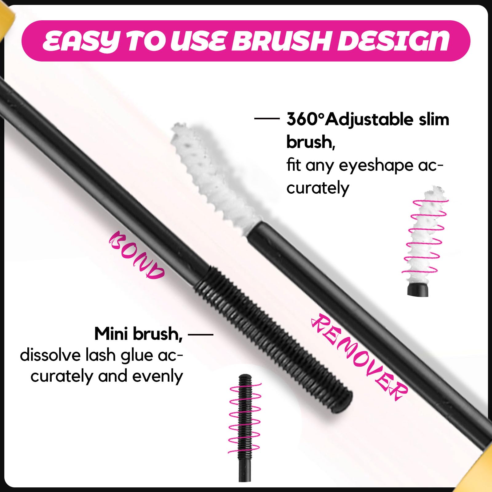 GAQQI Remover side enables easy cleanup after wear.