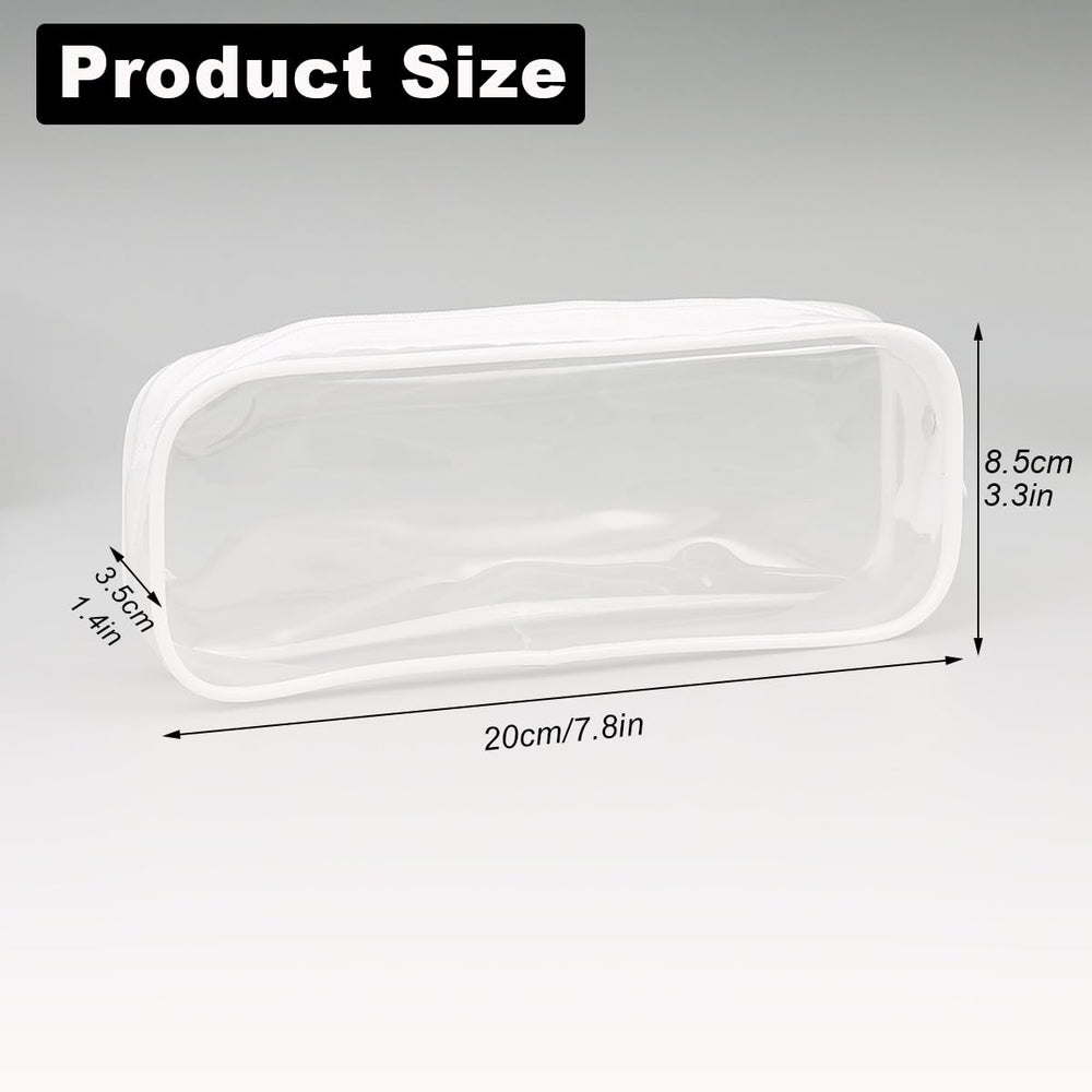 GAQWOK transparent makeup bag shows contents quickly for easy packing.