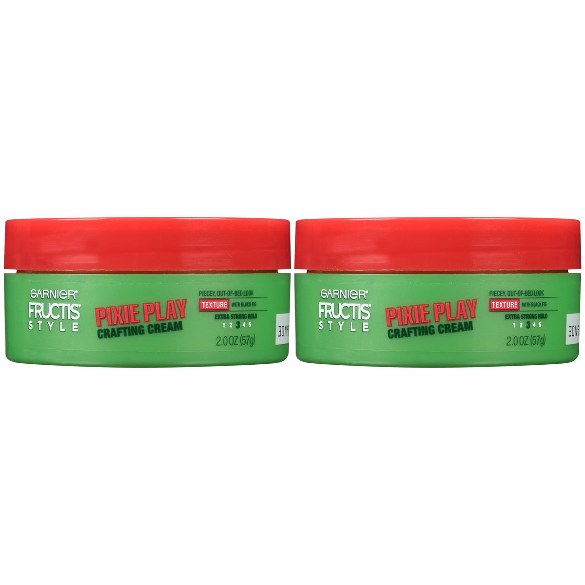 Garnier Fructis Pixie Play packaging may vary for portable short-hair styling.
