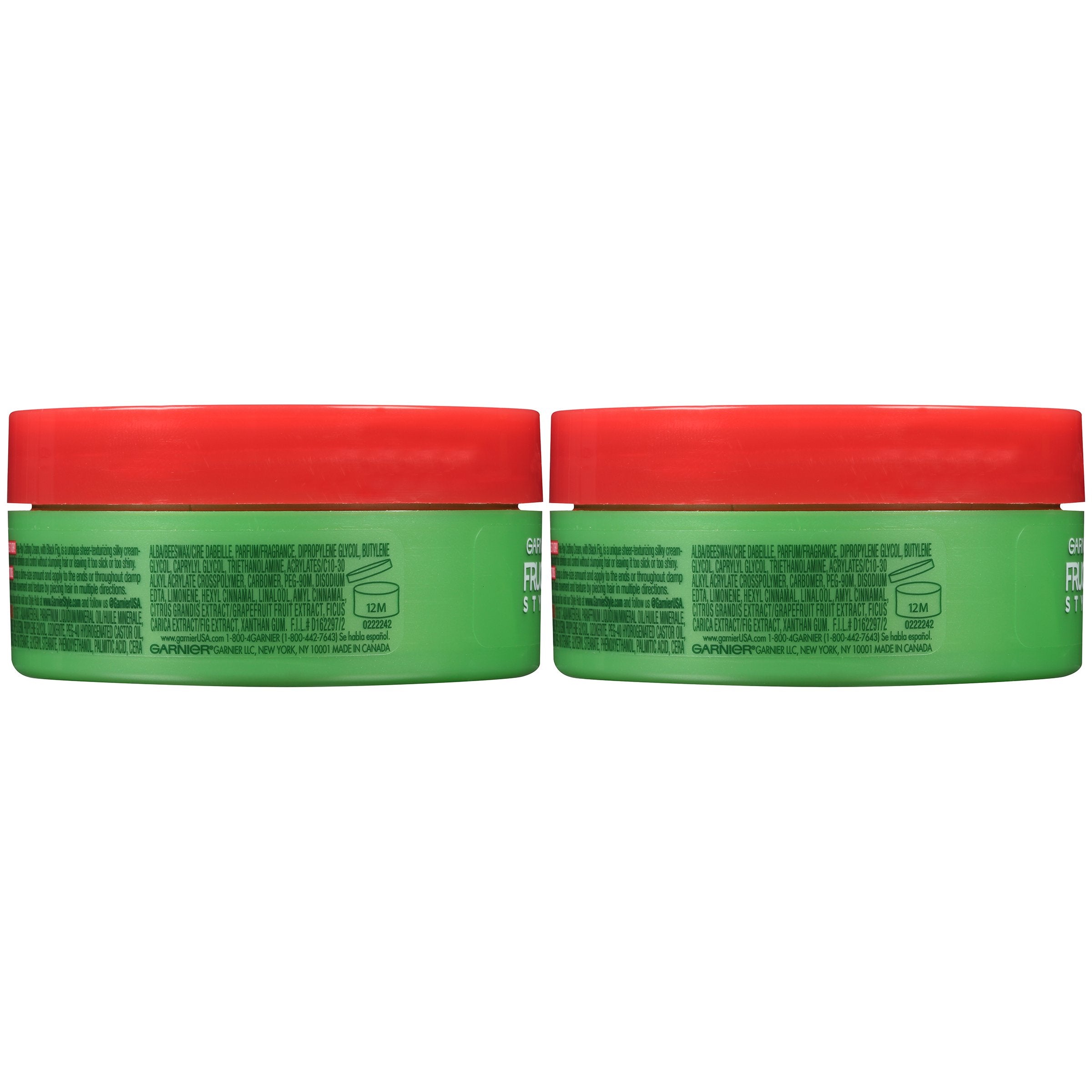 Garnier Fructis Pixie Play texture paste close-up emphasizes silky texture and defined control.