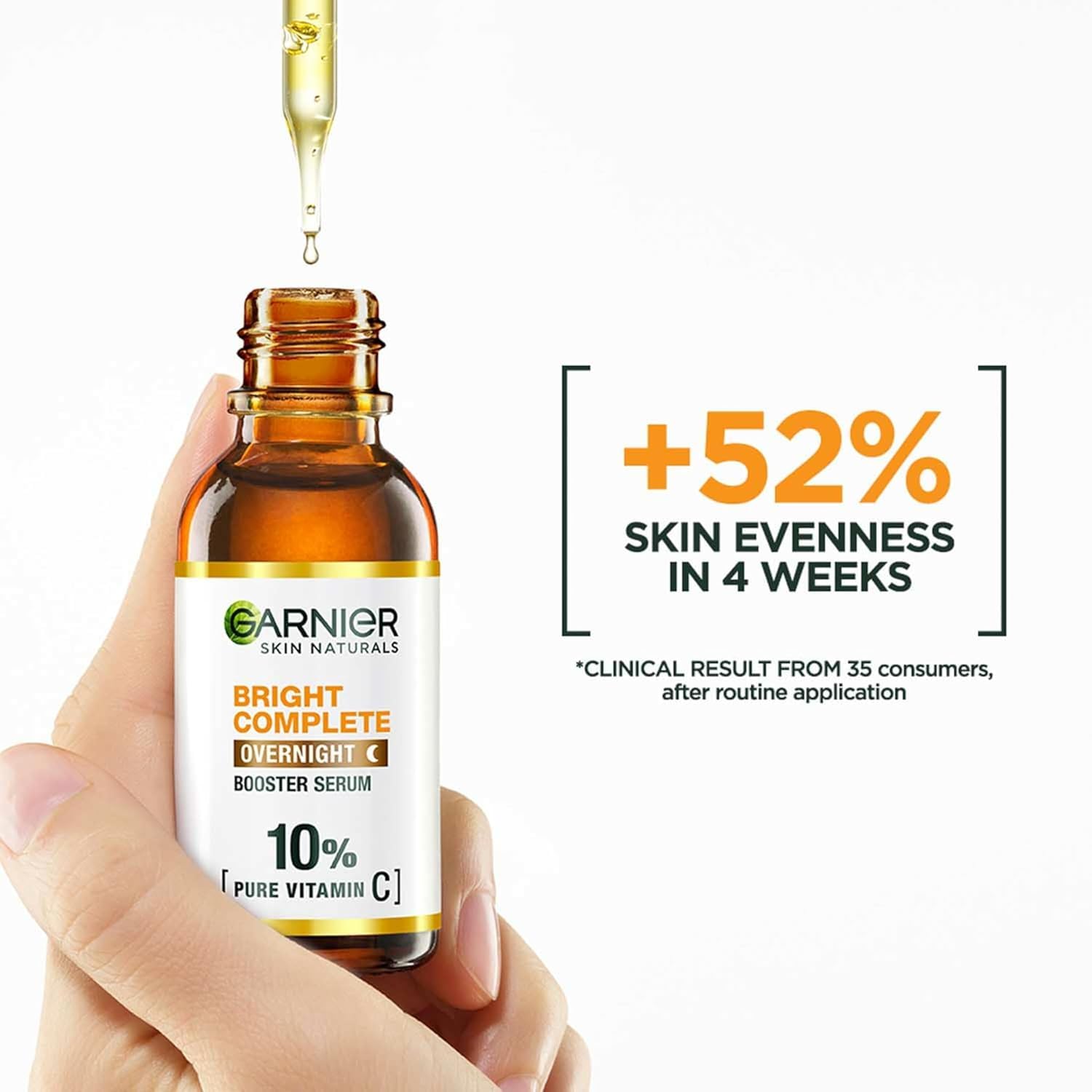 Garnier cruelty-free vegan logo indicating ethical production.