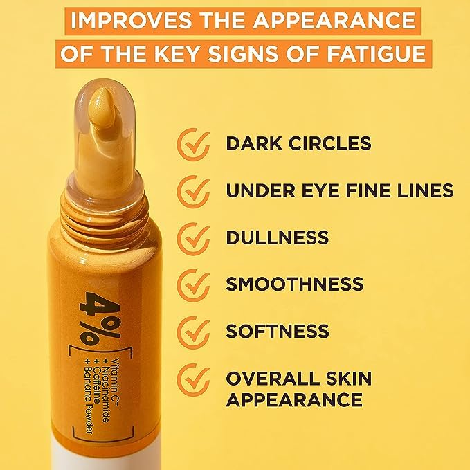 Garnier eye-cream helps address dark circles and puffiness in a realistic routine