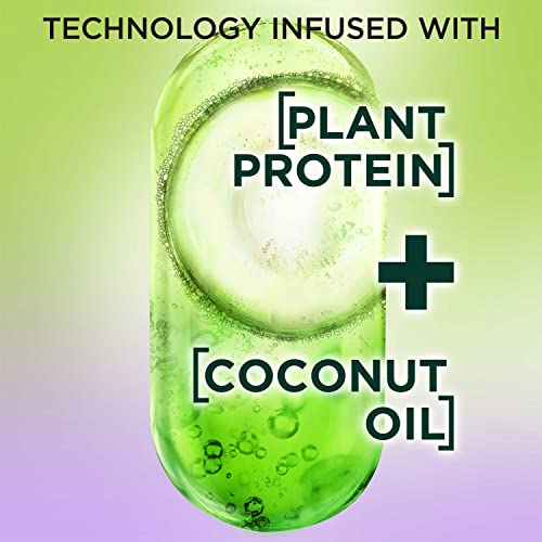Garnier Fructis plant-protein coconut-oil hair care close-up moisture