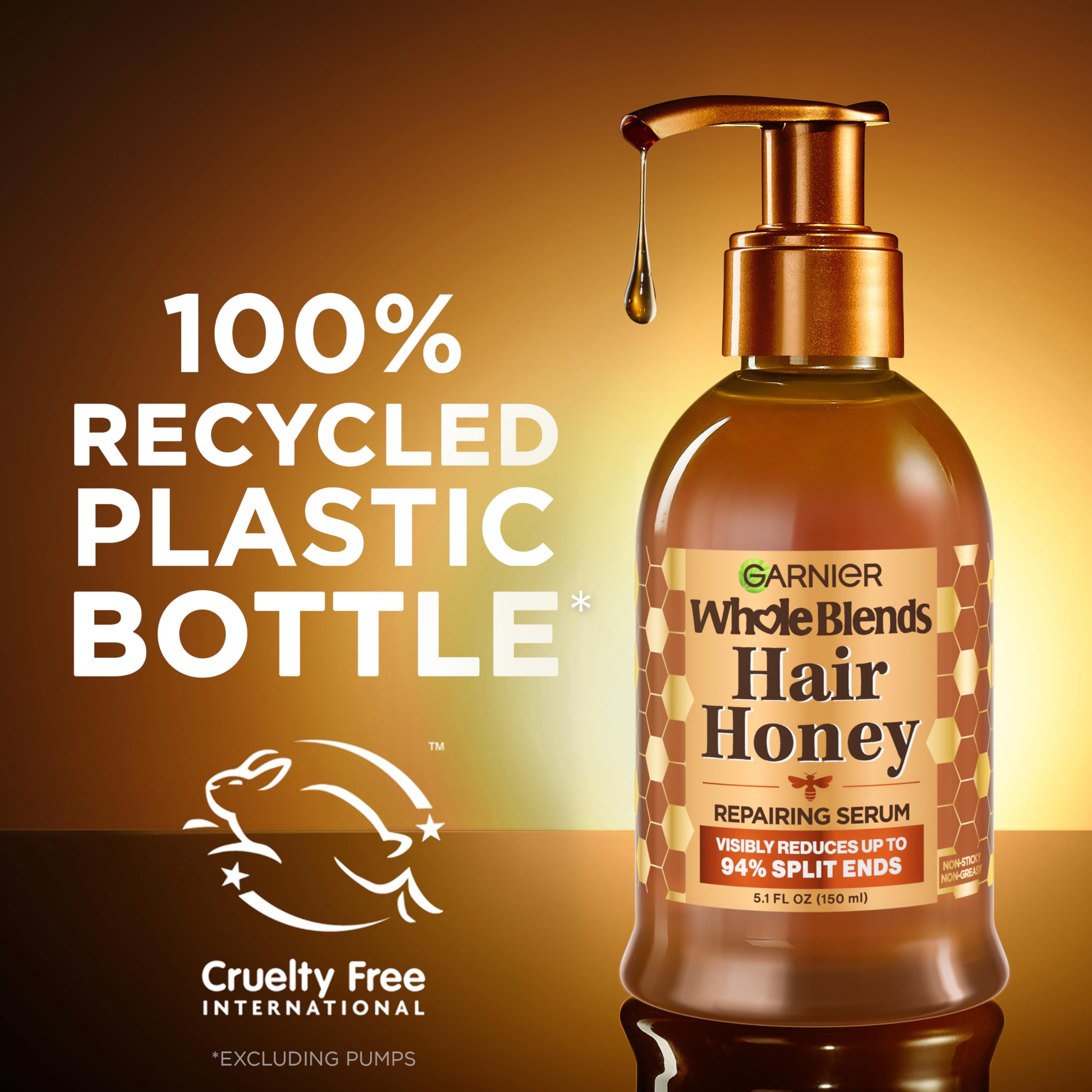 Garnier Whole Blends Honey Treasures bottle notes cruelty-free Leaping Bunny status