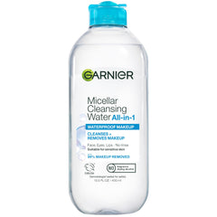 Garnier bottle front packaging showing product benefits and size