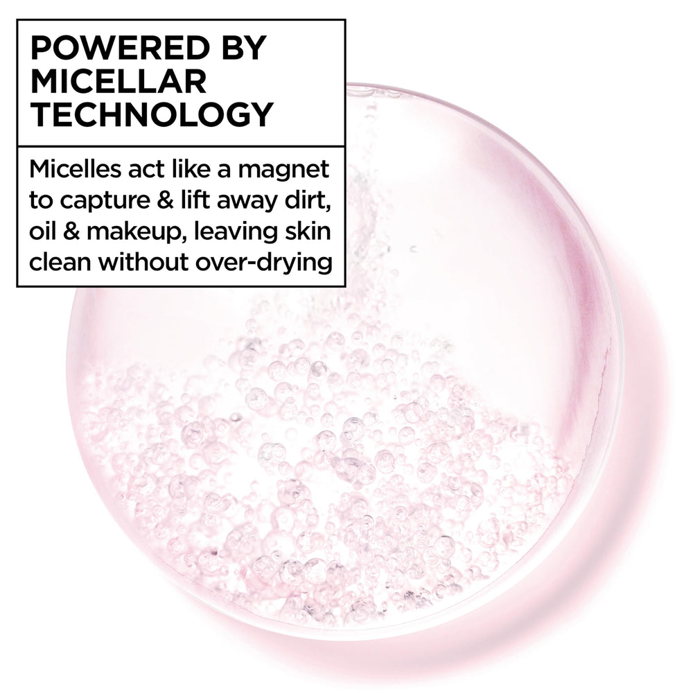 Garnier eye makeup removal demonstration showing gentle cleansing