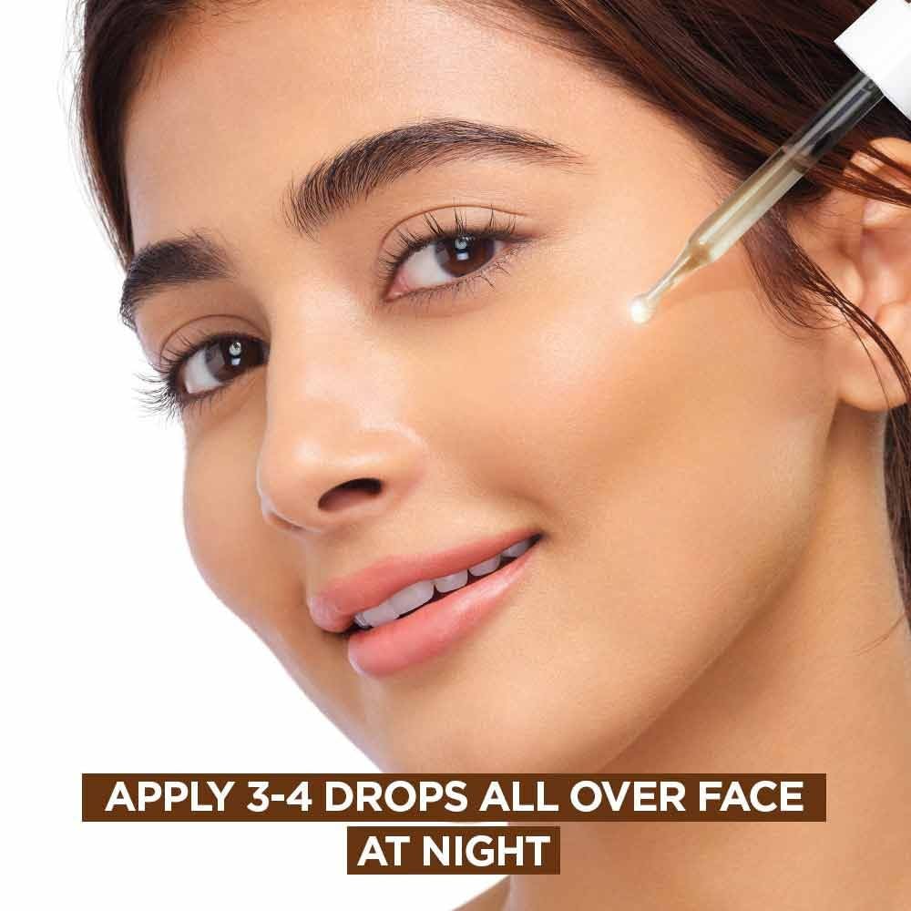 Garnier Targeted Night Serum shows suitability for all skin types.