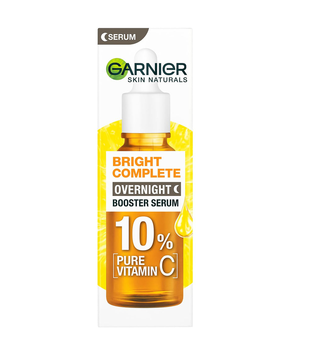 Garnier night serum texture appears silky for quick absorption and a smooth finish.
