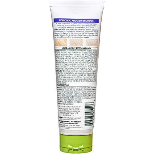 Garnier Nutrisse color mask application on hair for fast refresh between colors.