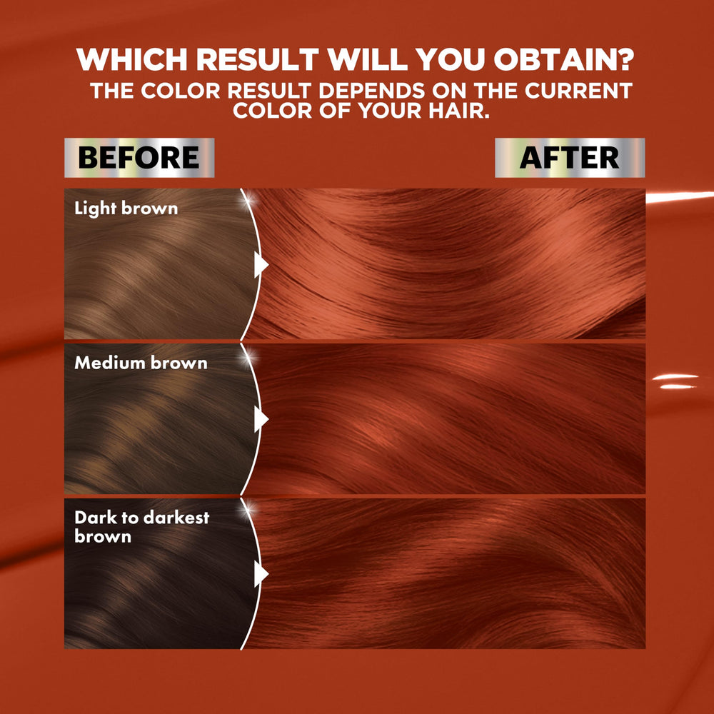 Garnier Nutrisse conditioning mask application shows triple-oil hydration for smooth, shiny hair.
