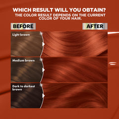 Garnier Nutrisse conditioning mask application shows triple-oil hydration for smooth, shiny hair.