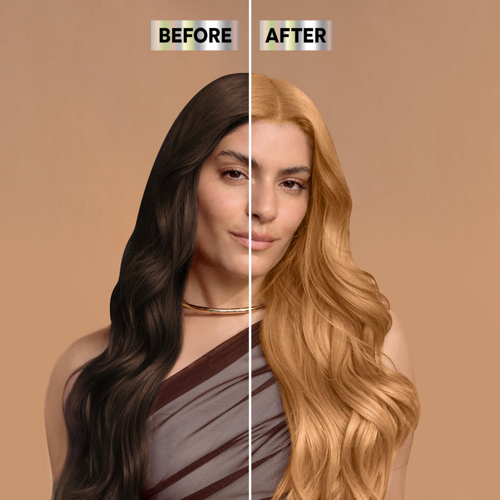Garnier Nutrisse application gloves enable clean, even color application.