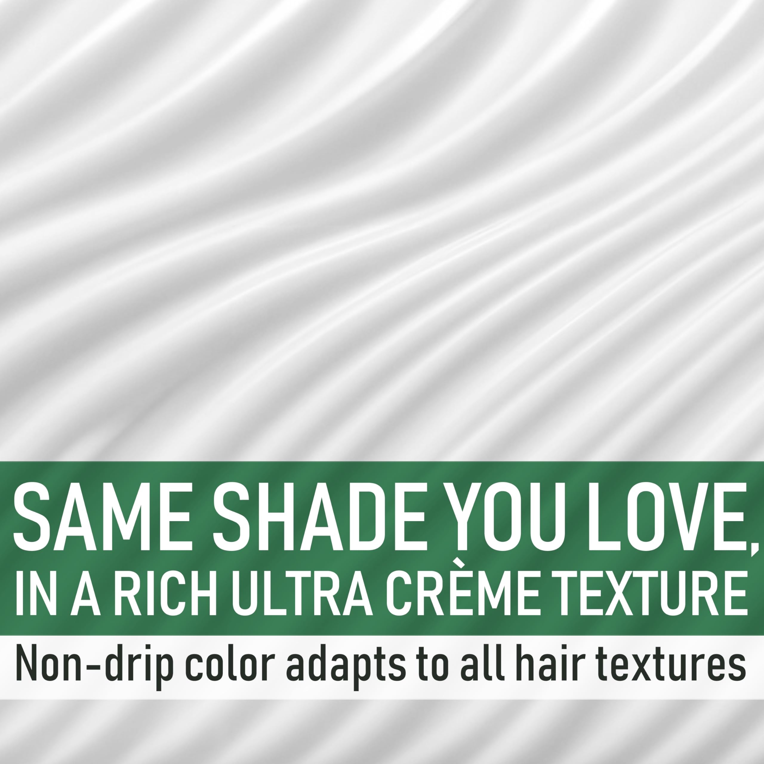 Garnier Nutrisse dye application with gloves ready for use.