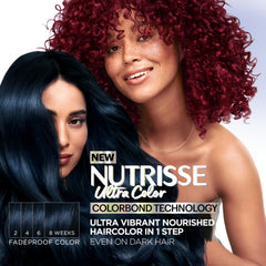 Garnier Nutrisse grapeseed oil ampoule in mix emphasizes added moisture.