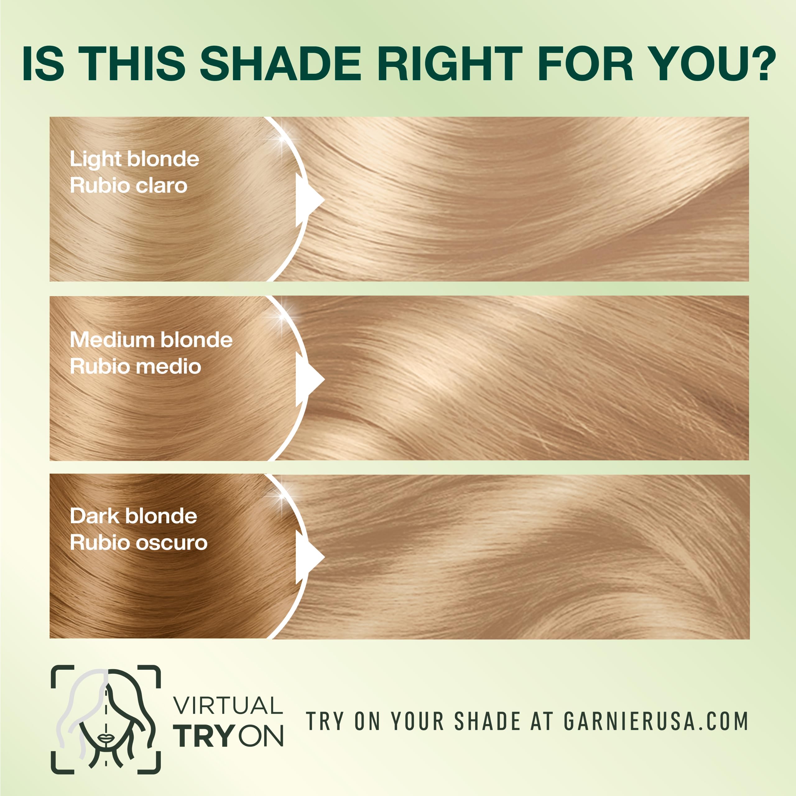 Garnier Nutrisse gray coverage result after dyeing hair evenly.