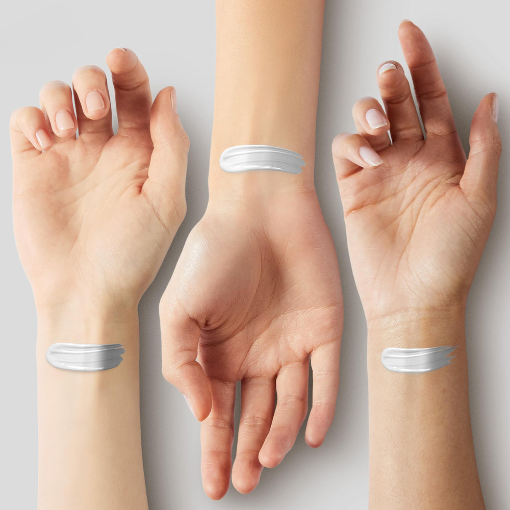 Garnier SkinActive Clearly Brighter before-after demonstrates potential spot-lightening results.