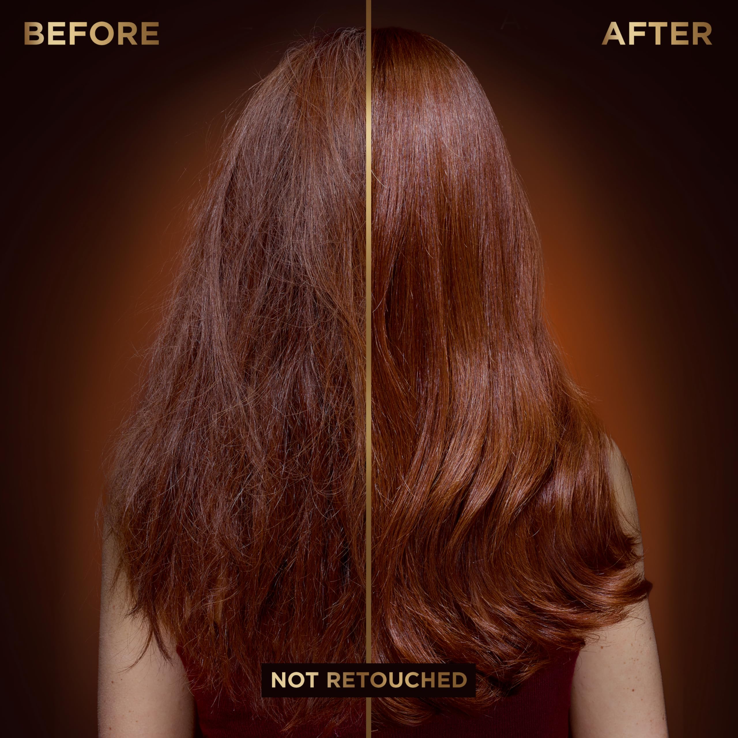 Garnier Whole Blends Honey Treasures application on damp hair demonstrates leave-in use