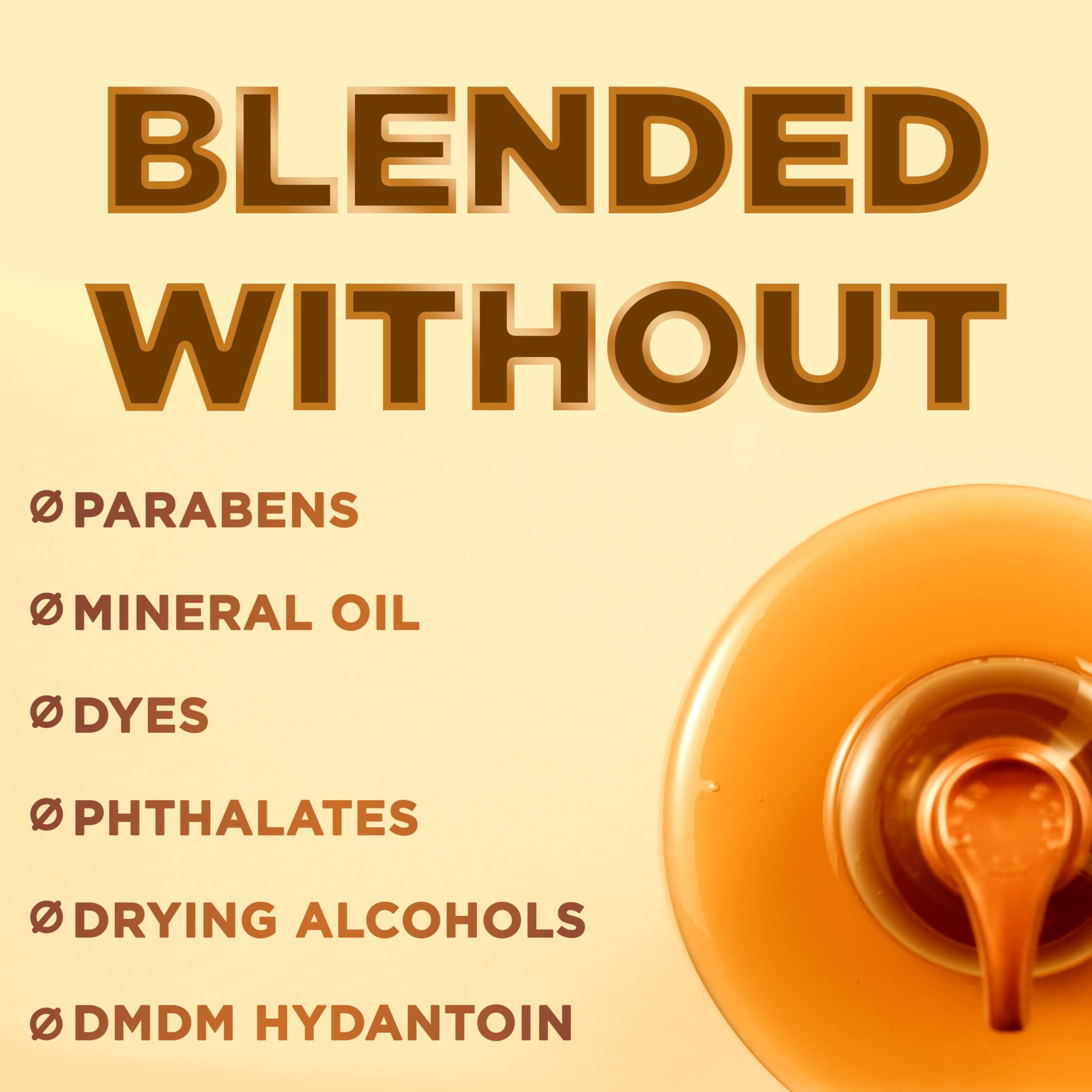 Garnier Whole Blends Honey Treasures performance test shows smoother hair after use