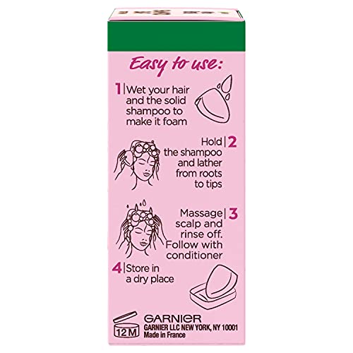 Garnier Whole Blends Softening Shampoo Bar Oat Delicacy travel-friendly size 2 oz.